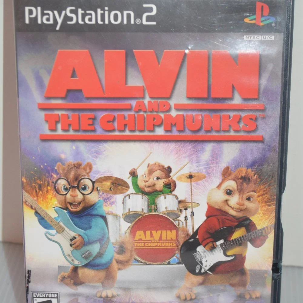 Alvin and the Chipmunks Sony PlayStation 2 PS2 Game 2007 Complete Tested Working